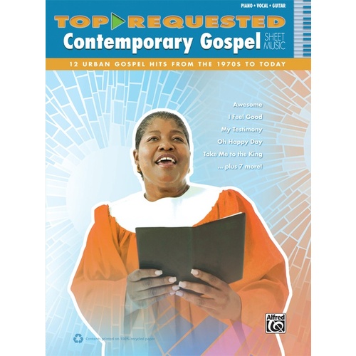 Top-Requested Contemporary Gospel Sheet Music PVG