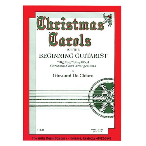 Christmas Carols For The Beginning Guitarist (Softcover Book)