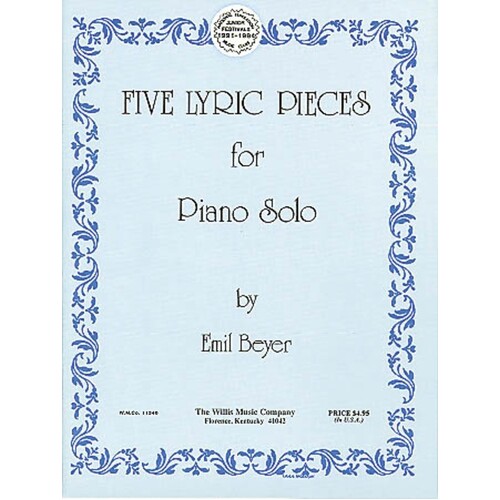 Five Lyric Pieces (Softcover Book)