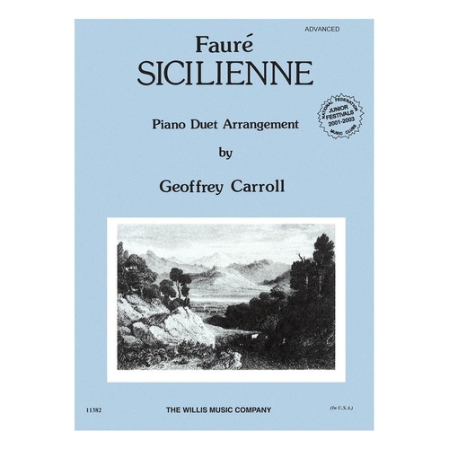 Sicilienne Piano Duet (Sheet Music)