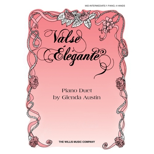 Valse Elegante Piano Duet (Sheet Music)