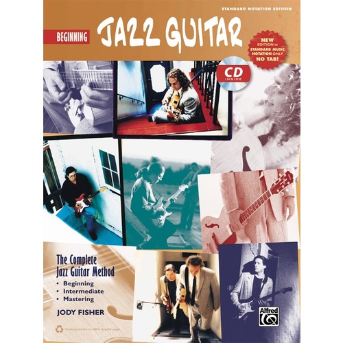 Beginning Jazz Guitar Book with CD