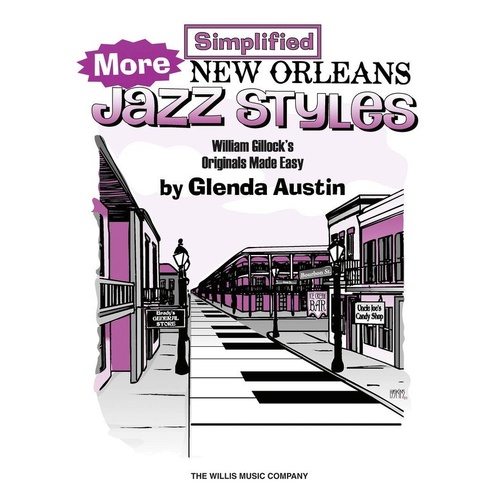 More Simplified New Orleans Jazz Styles by William Gillock, 12 Pages, Piano, Willis Music