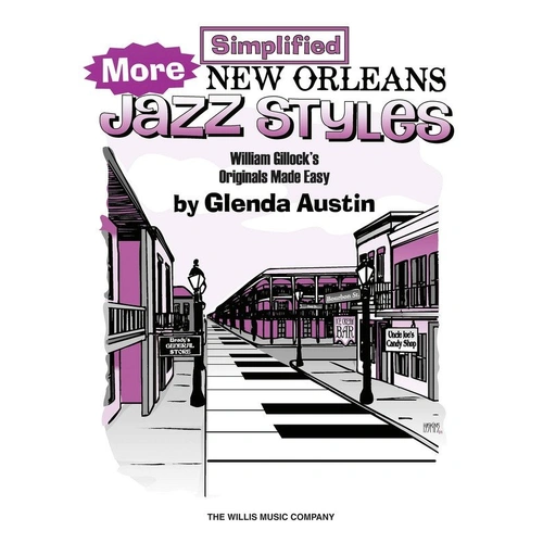 More Simplified New Orleans Jazz Styles for Piano by William Gillock, 12 Pages, Willis Music