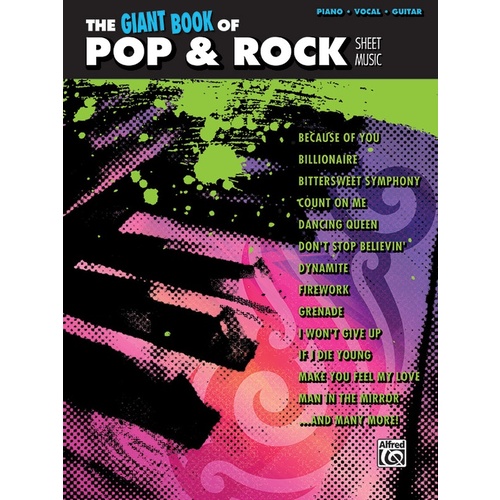 The Giant Book Of Pop & Rock Sheet Music PVG