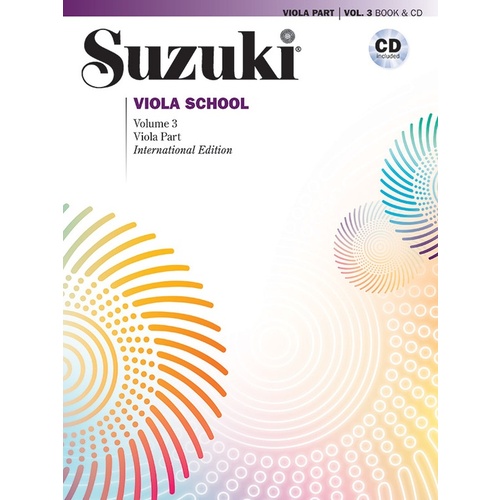 Suzuki Viola School Volume 3 Book/CD