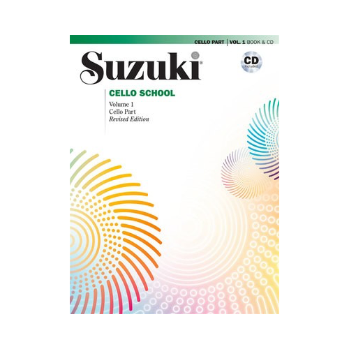 Suzuki Cello School Book/Volume 1 with CD - Recorded by Tsuyoshi Tsutsumi, International Edition Summy Birchard 40697