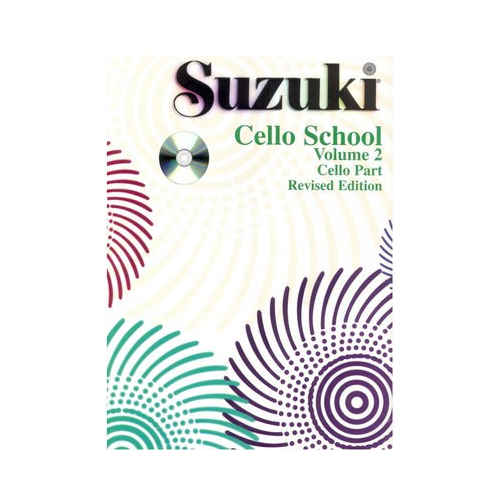 Suzuki Cello School Book/Volume 2 with CD - International Edition Summy Birchard 40700
