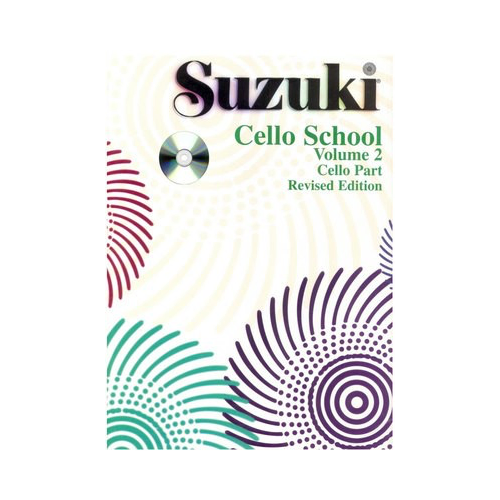 Suzuki Cello School Book/Volume 2 with CD - Recorded by Tsuyoshi Tsutsumi, International Edition, Summy Birchard 40700