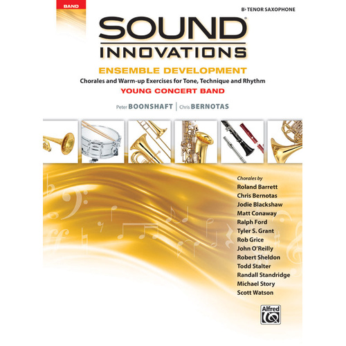 Sound Innovations: Ensemble Development for Young Concert Band - Tenor Saxophone