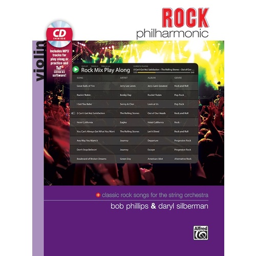 Rock Philharmonic Violin Book/CD