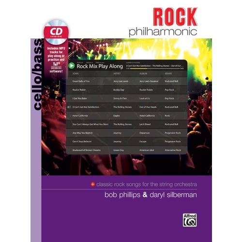 Rock Philharmonic Cello/Bass Book/CD