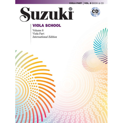 Suzuki Viola School Volume 8 Book and CD