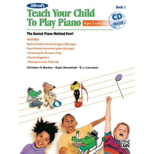 Teach Your Child to Play Piano Book 1 with CD