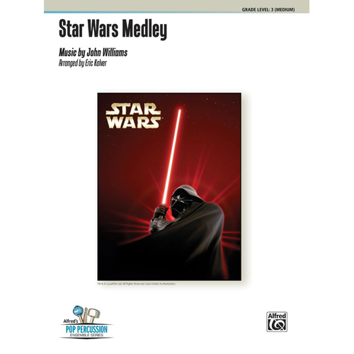 Star Wars Medley Percussion Ensemble Sheet Music for Nine Players