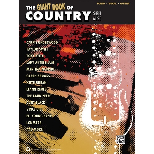 The Giant Book Of Country Sheet Music PVG