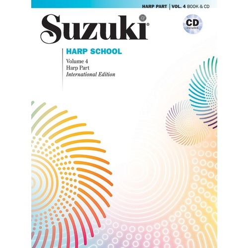 Suzuki Harp School Volume 4 Book and CD