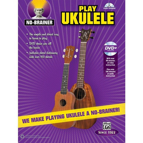 No-Brainer Play Ukulele Book/DVD