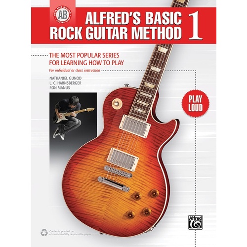 Alfreds Basic Rock Guitar Method 1 Book