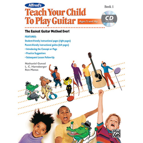Teach Your Child to Play Guitar Book with CD