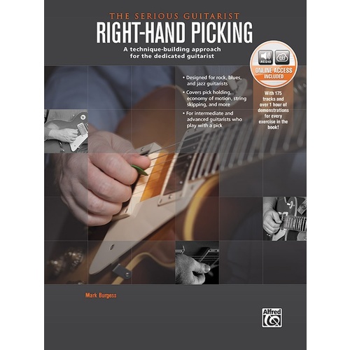 Serious Guitarist Right Hand Picking Book/CD