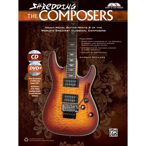 Shredding The Composers Guitar Book/CD/DVD