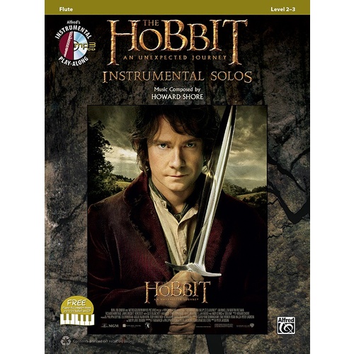 Hobbit Instrumental Solos Flute Book/CD