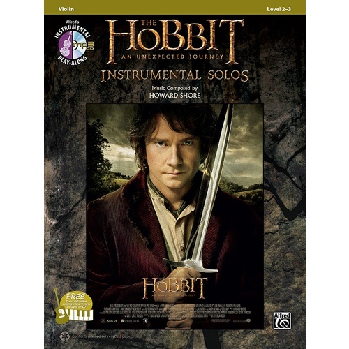 Hobbit Instrumental Solos Violin Book/CD