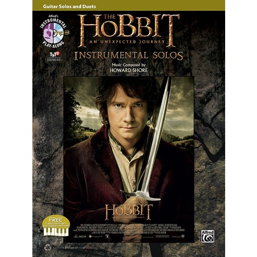 Hobbit Instrumental Solos Guitar Book/DVD
