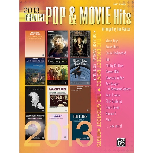 2013 Greatest Pop & Movie Hits EP - Piano Sheet Music