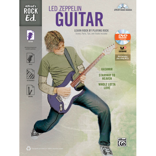 Alfred Rock Ed Led Zeppelin Guitar Tab with DVD-ROM