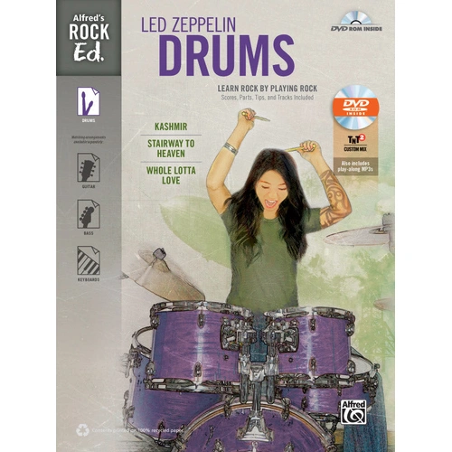 Alfred Rock Ed: Led Zeppelin Drums BK/DVD-ROM