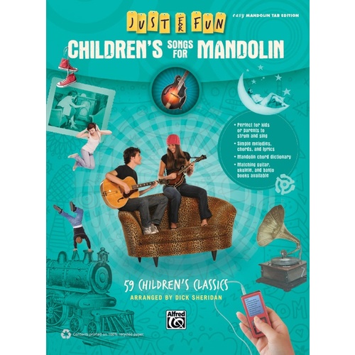 Just For Fun Childrens Songs Mandolin Tab
