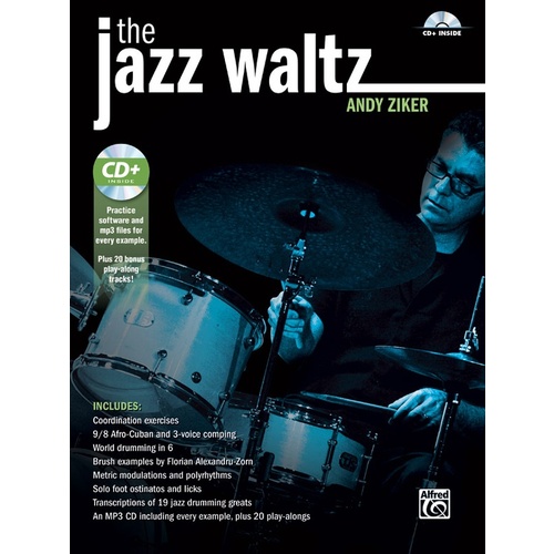 Jazz Waltz For Drums Book/CD