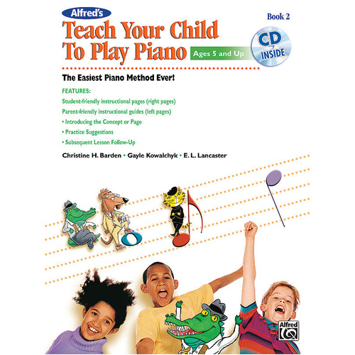 Teach Your Child to Play Piano Book 2 with CD