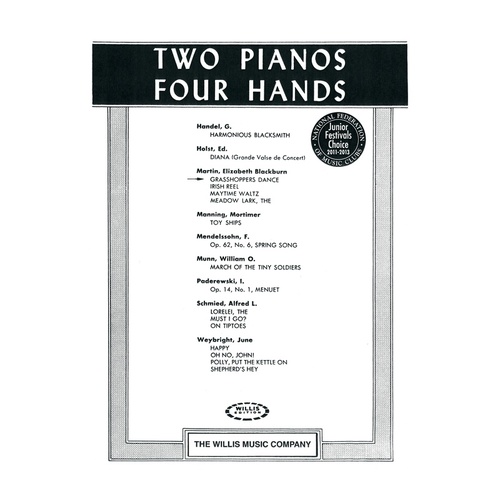 Grasshoppers Dance 2P4H (Sheet Music)