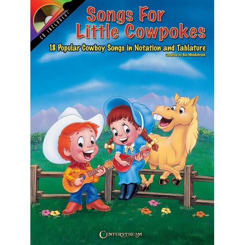 Songs For Little Cowpokes Book/CD Guitar (Softcover Book/CD)