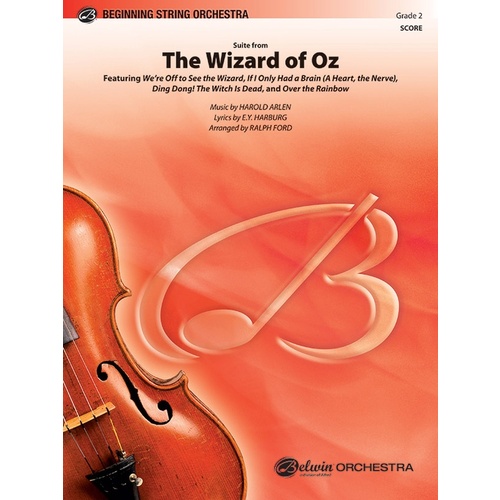 Wizard Of Oz Suite String Orchestra Grade 2 Conductor Score