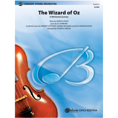 Wizard of Oz String Orchestra Sheet Music Gr 4