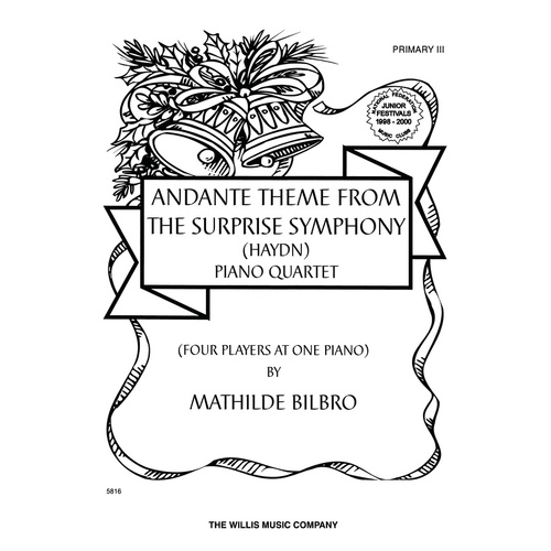 Andante Theme From Surprise Symphony 1P8H (Sheet Music)