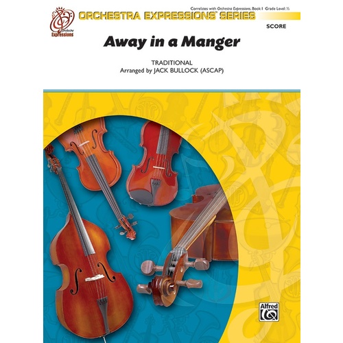Away In A Manger String Orchestra Sheet Music Grade 0.5