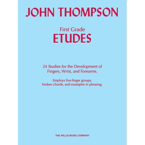 First Grade Etudes for Piano - 32 Pages - Willis Music