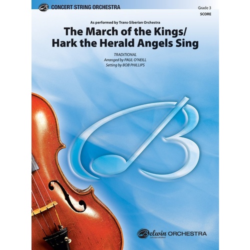 March Of The Kings / Hark The Herald String Orchestra Gr 3
