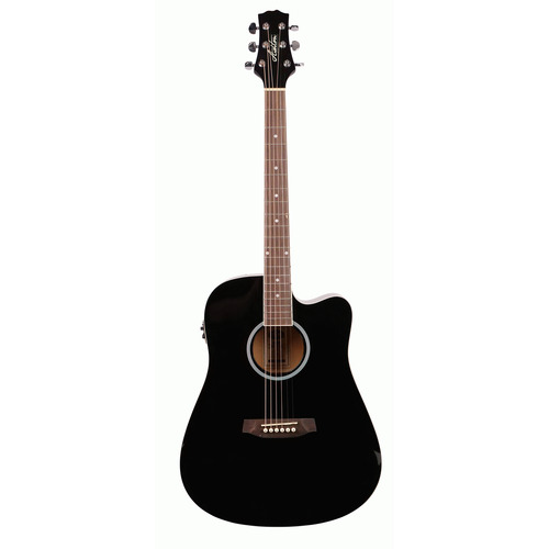 Ashton D20SCEQBK Dreadnought Solid Top And Eq
