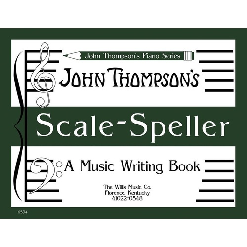 Scale Speller for Piano by Willis Music - 32 Pages