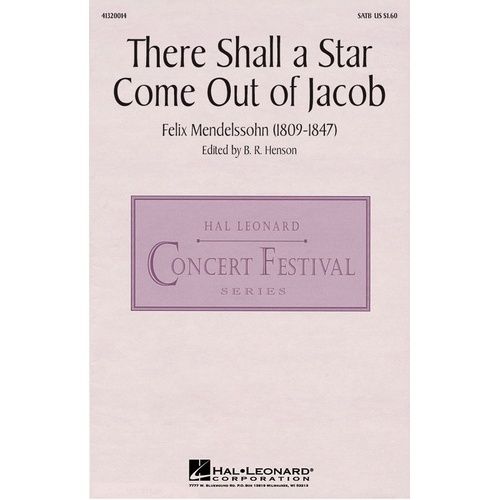 There Shall A Star From Jacob Come Forth SATB (Octavo)