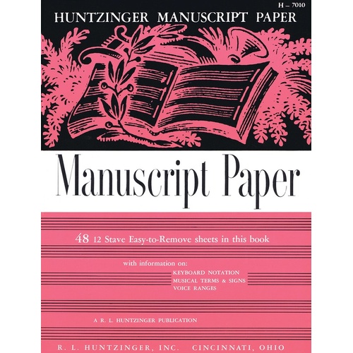 Manuscript Book - 48 Pages (Softcover Book)
