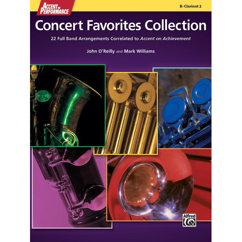 AOP Concert Favorites Clarinet 2 Sheet Music