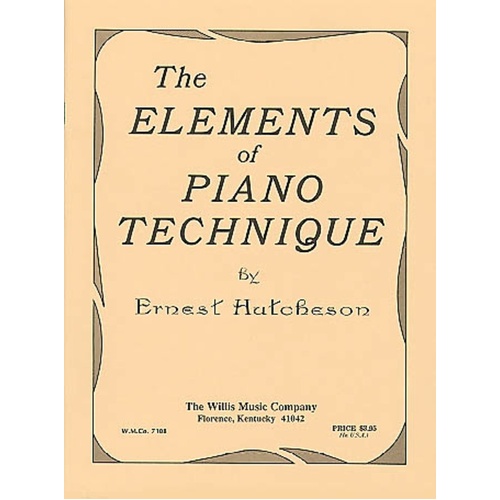 Elements Of Piano Technique (Softcover Book)