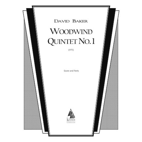 Baker - Woodwind Quintet No 1 Sc/Pts (Pod) Score/Parts (Bassoon|Clarinet|French Horn|Flute|Oboe)